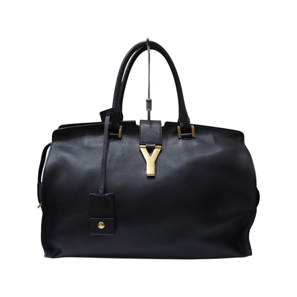 Saint Laurent Cabas black Line tote handbag Y bag - Picture 2 of 7